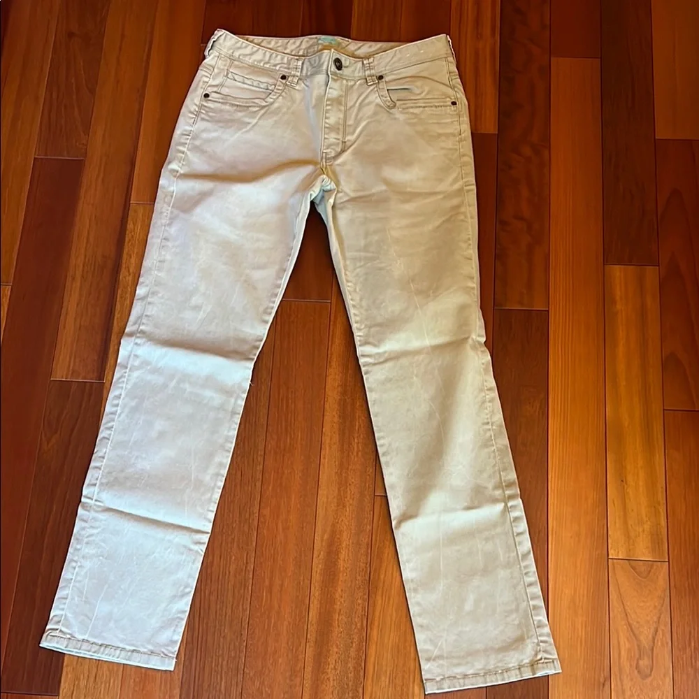 Tommy Bahama Cream Straight Cut Jeans
